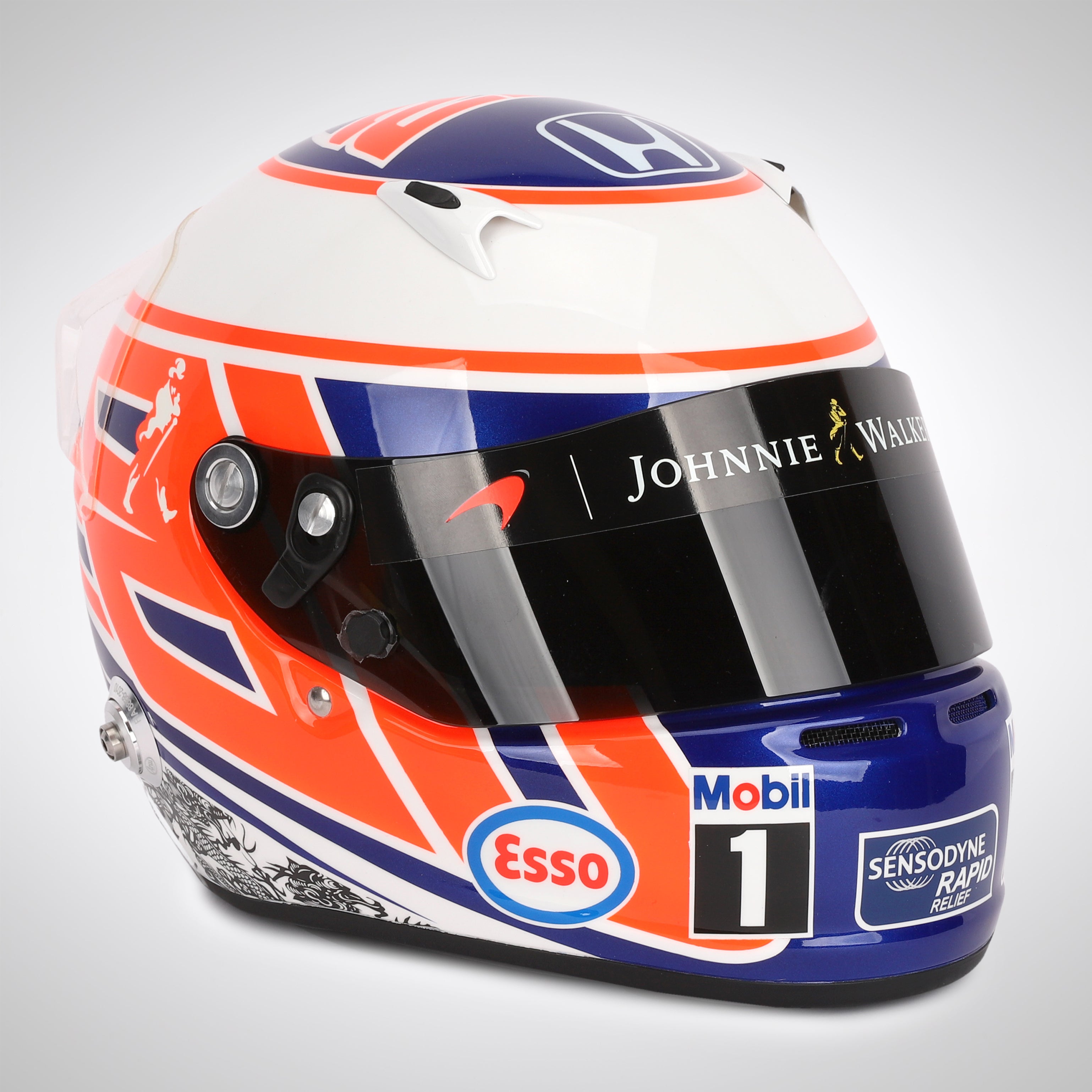 Officially Licensed Jenson Button 2016 Replica Helmet