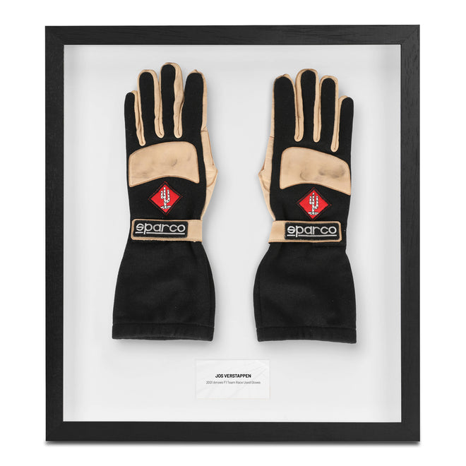 The Austin Auction LOT 043 - Jos Verstappen 2001 Arrows F1 Team Race Used Gloves 