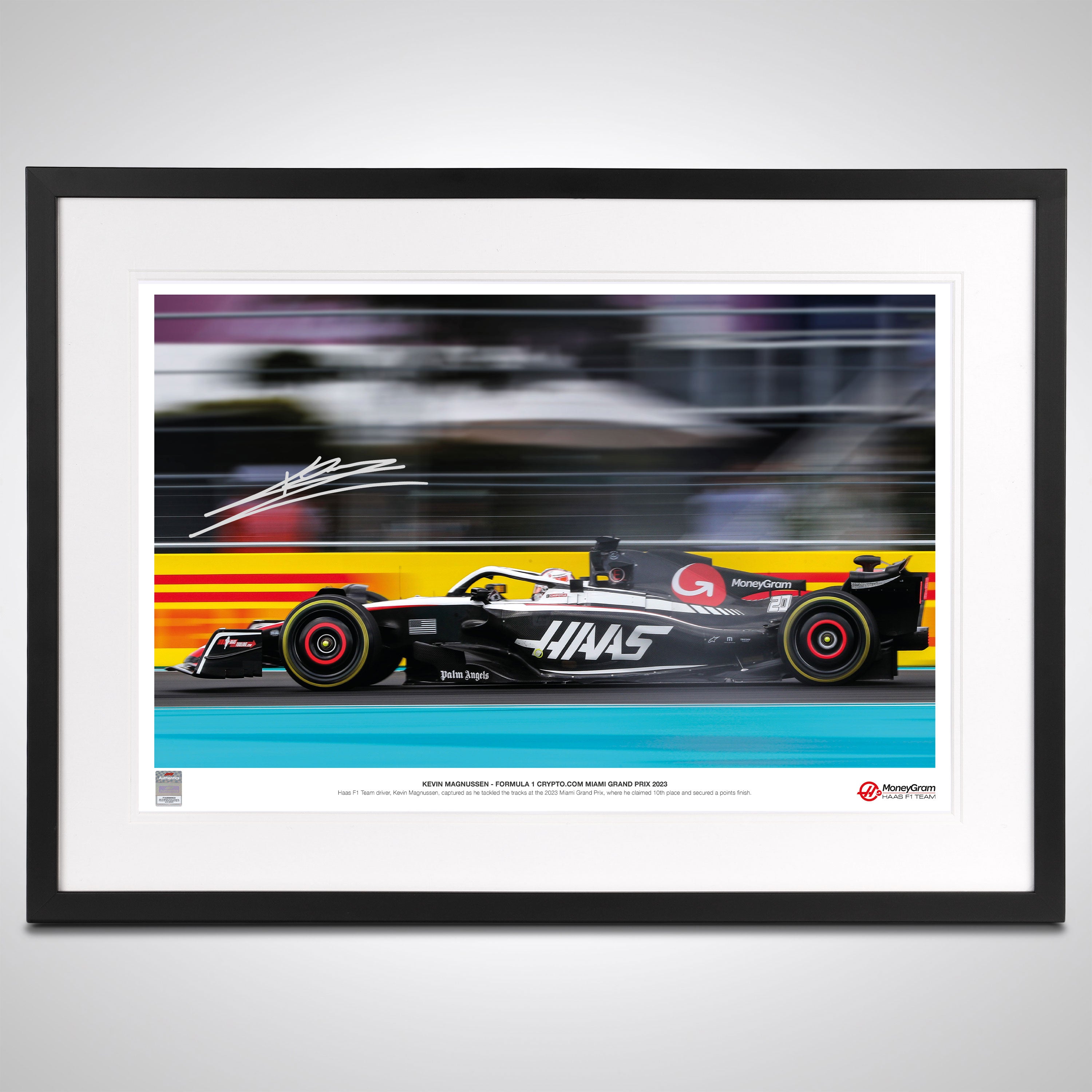 Kevin Magnussen 2023 Haas F1 Team Signed Photo – Miami GP