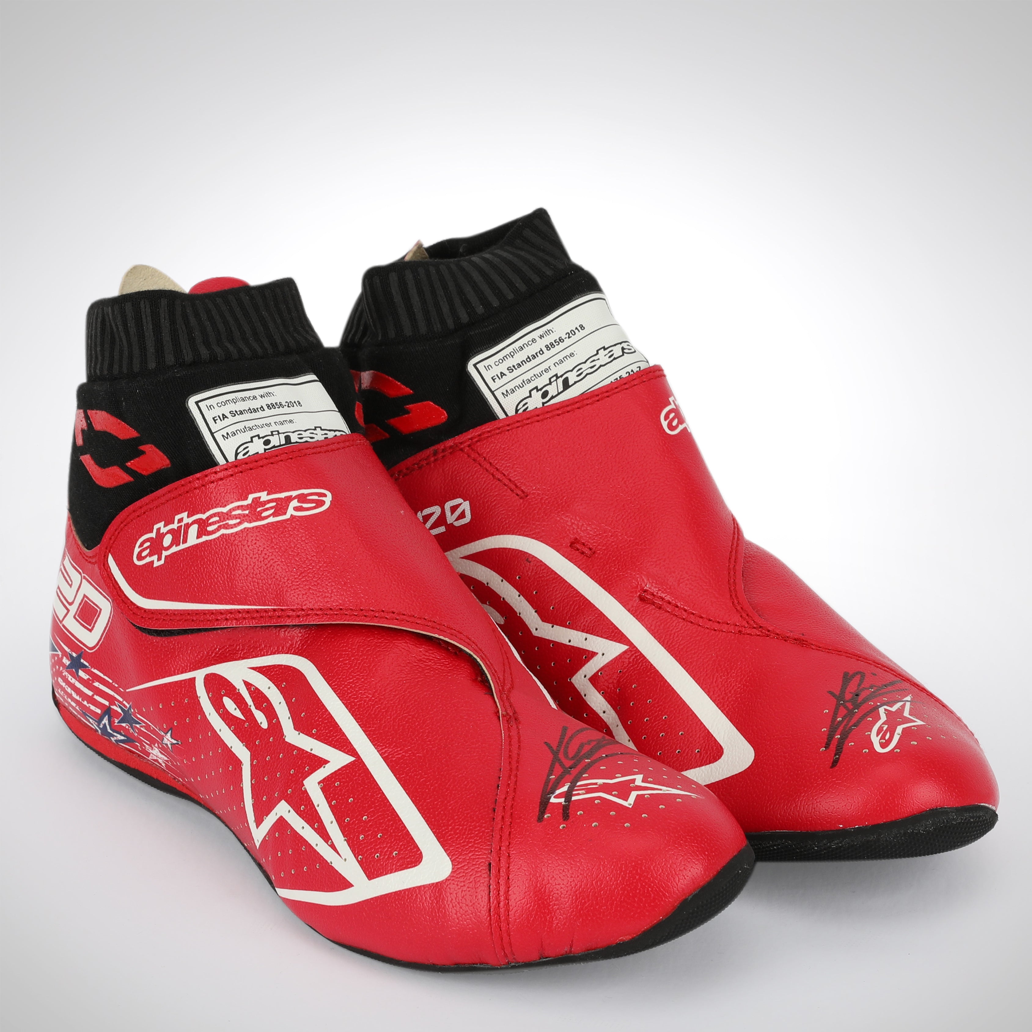 Kevin Magnussen 2023 Signed Haas F1 Team Race Weekend Worn Race Boots - United States GP