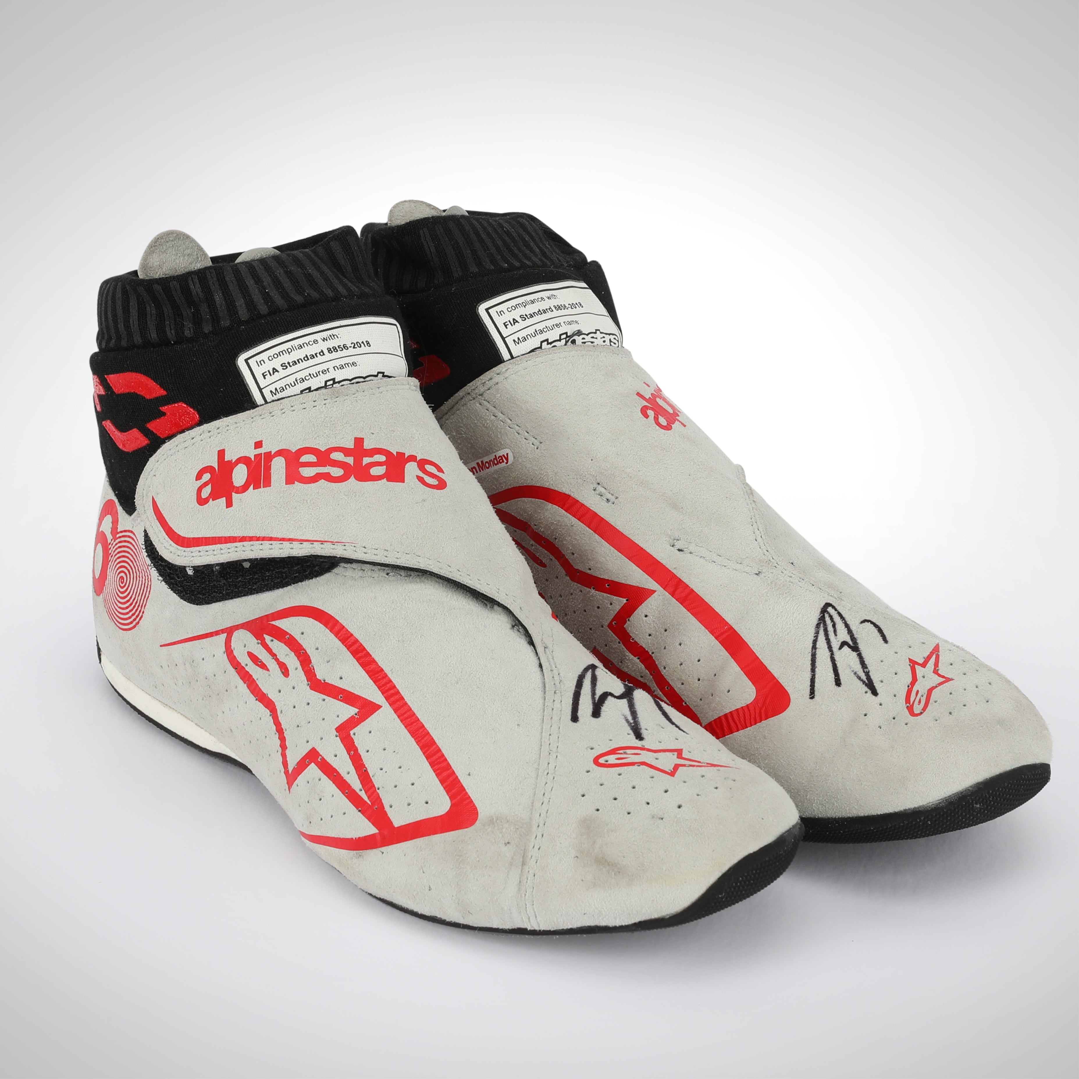Kevin Magnussen 2023 Signed Haas F1 Team Grand Prix Used Boots - Japanese GP