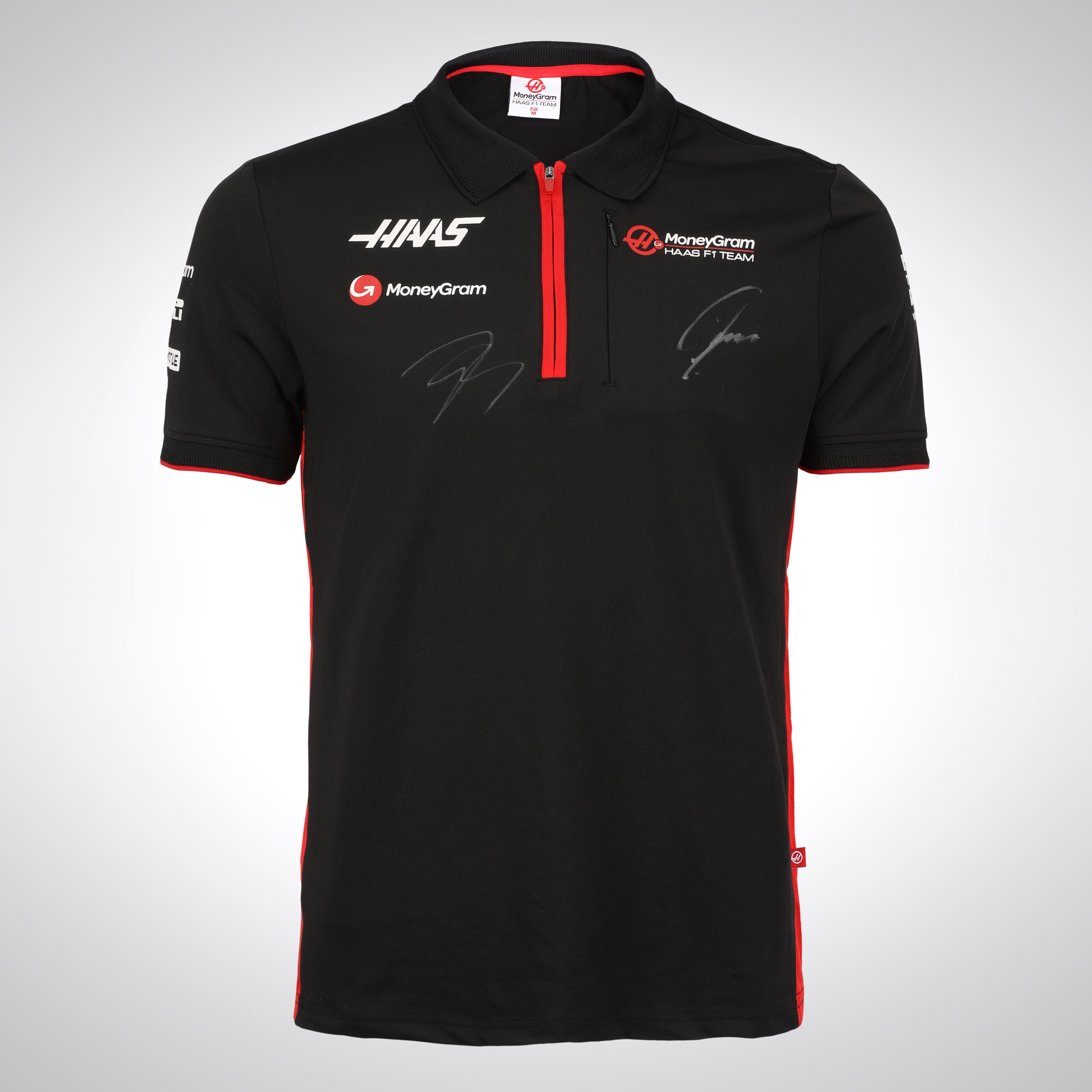 Haas F1 Team 2023 Dual Signed Polo Shirt