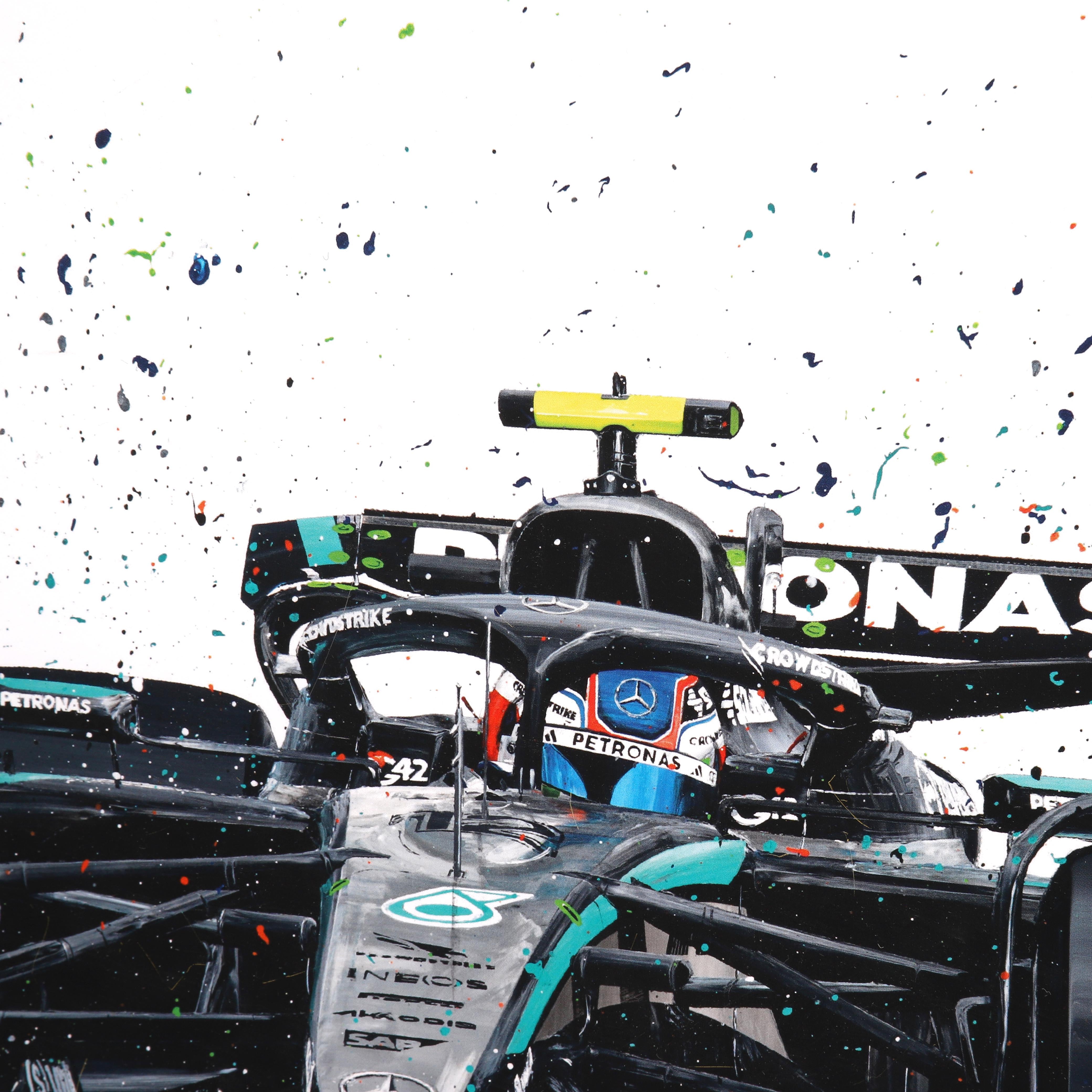 Poster Sur Toile Andrea Kimi Antonelli F1 - Décoration Chambre, Bureau - 30x45 Cm - Impression Haute Qualité, Résistante Aux UV