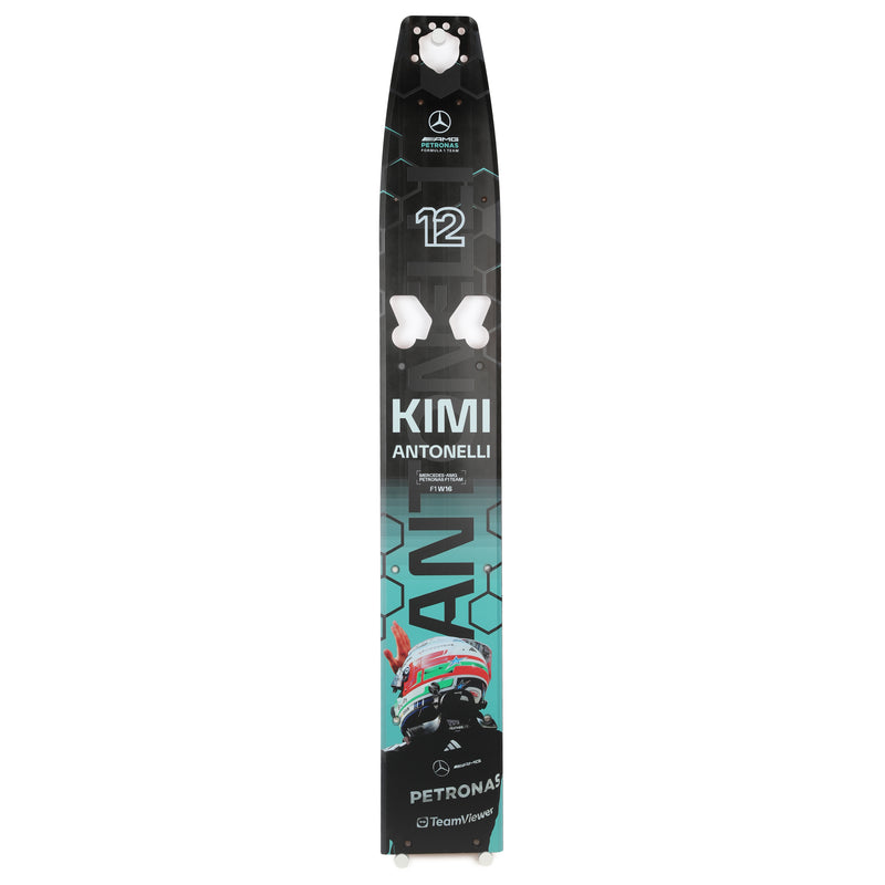 Limited Edition Kimi Antonelli 2025 Mercedes-AMG Petronas Used Front Skid Plank Wall Art