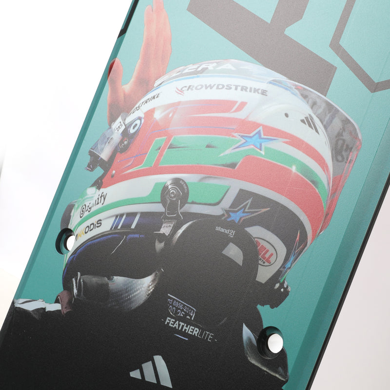 Limited Edition Kimi Antonelli 2025 Mercedes-AMG Petronas Used Front Skid Plank Wall Art