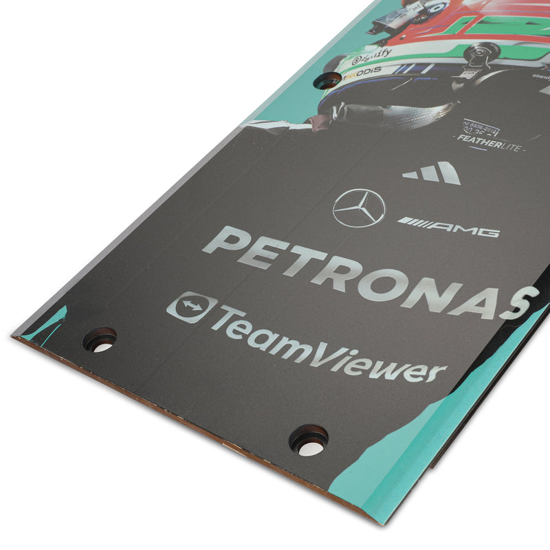 Limited Edition Kimi Antonelli 2025 Mercedes-AMG Petronas Used Front Skid Plank Wall Art