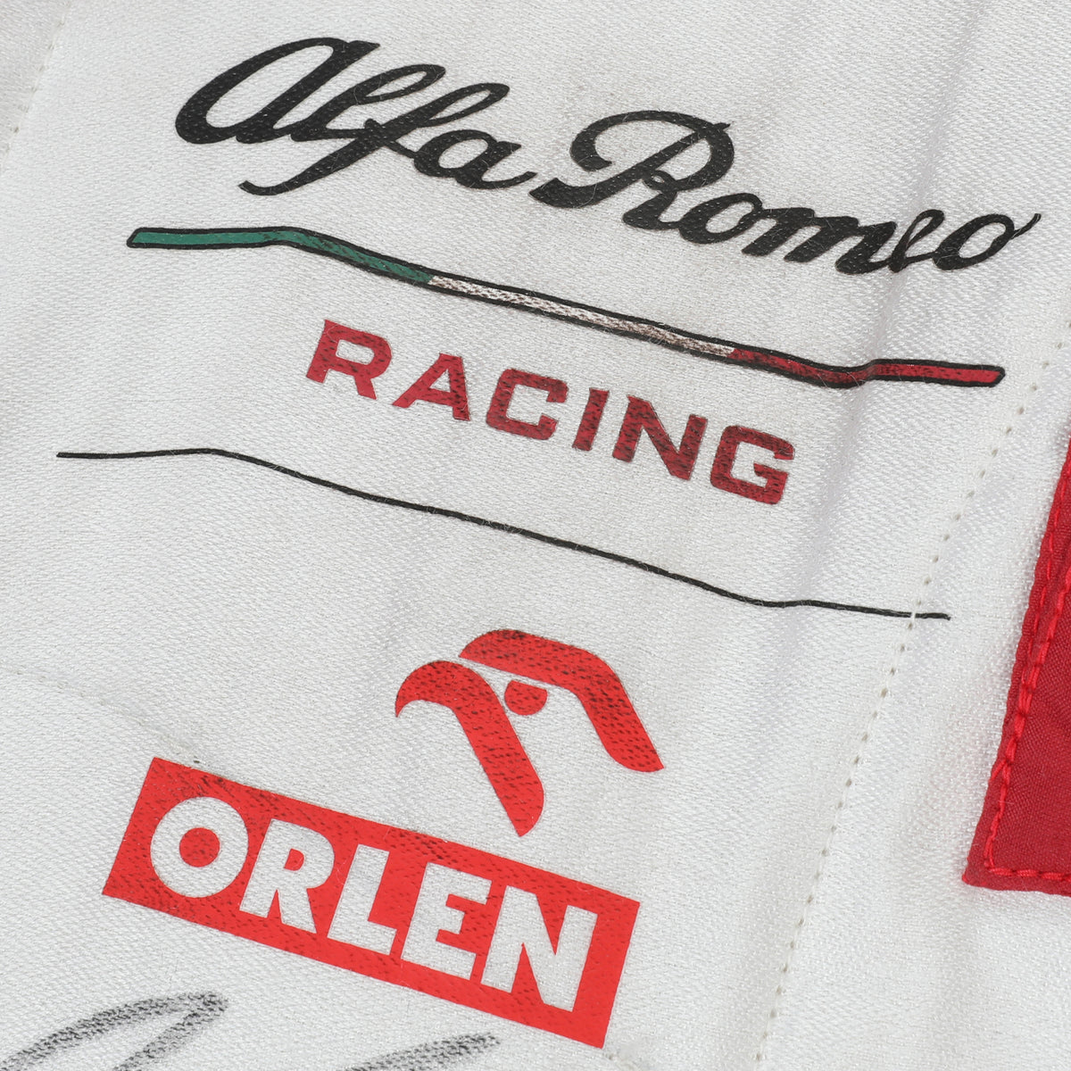 The Austin Auction LOT 008 - Kimi Raikkonen Signed Alfa Romeo 2021 Suit
