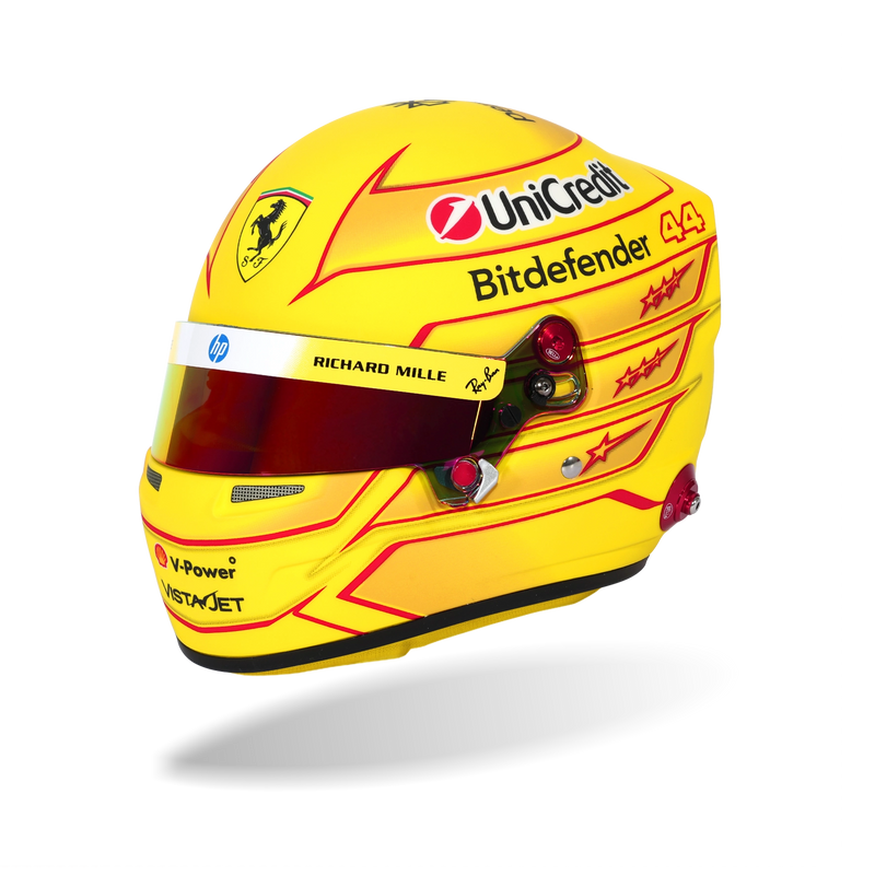 Lewis Hamilton 2026 Season Ferrari 1:2 Scale Helmet