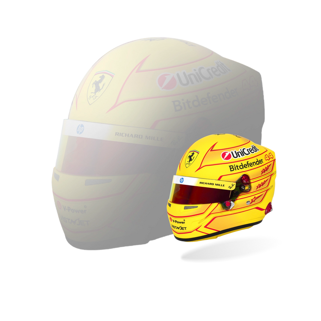 Lewis Hamilton 2026 Season Ferrari 1:2 Scale Helmet