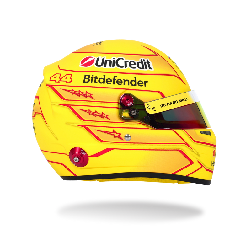 Lewis Hamilton 2026 Season Ferrari 1:2 Scale Helmet