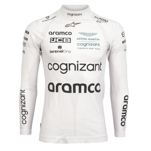 Lance Stroll 2022 Aston Martin Aramco Formula One Team Grand Prix used Nomex motorsport memorabilia