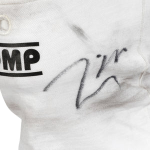 Signed Lance Stroll 2024 Aston Martin F1® Team Bahrain GP balaclava, authentic Formula 1 memorabilia for motorsport collectors