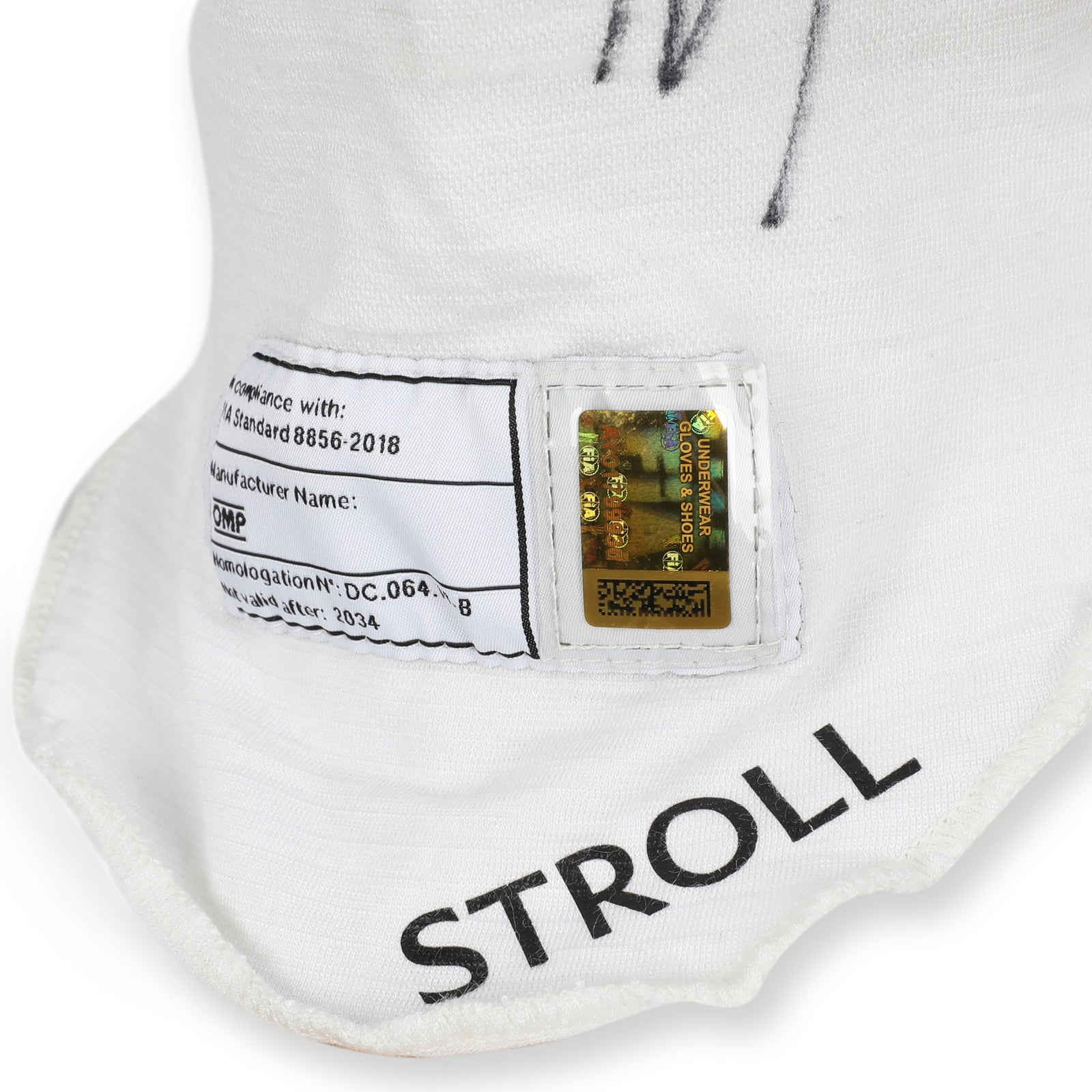 LOT TEST 2  - Lance Stroll Signed 2024 Aston Martin Aramco Formula One Team Season Used Balaclava