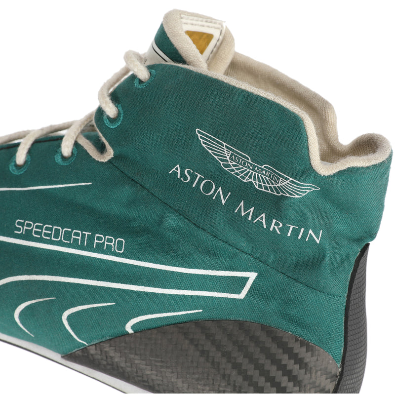 Lance Stroll 2025 Aston Martin Aramco Formula One Team Race Boots - Pre-Season Testing