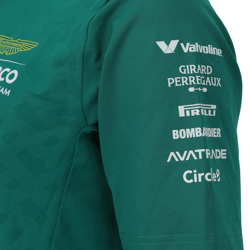 Lance Stroll Signed 2025 Aston Martin Aramco Formula One Team T-Shirt