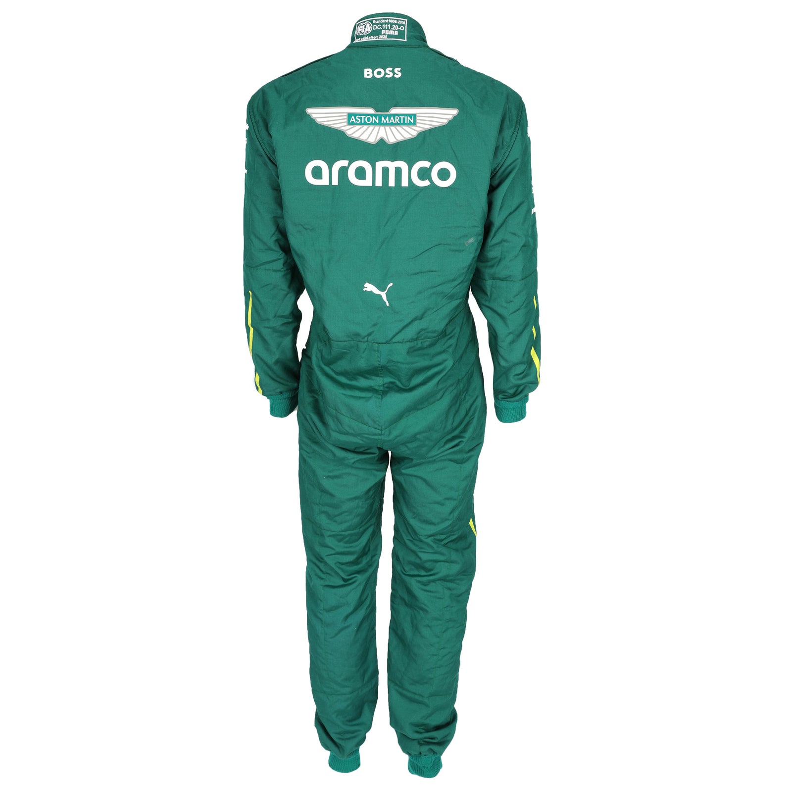 Aston Martin Formula 1 Team Lance Stroll 2025 race suit motorsport collector display item