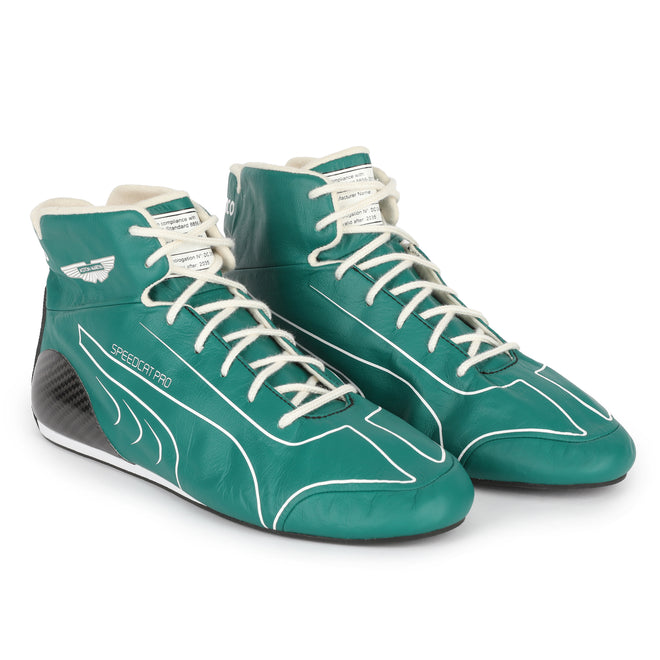 Auction LOT 087 Lance Stroll 2025 Aston Martin Aramco F1® Team Race Spec Boots