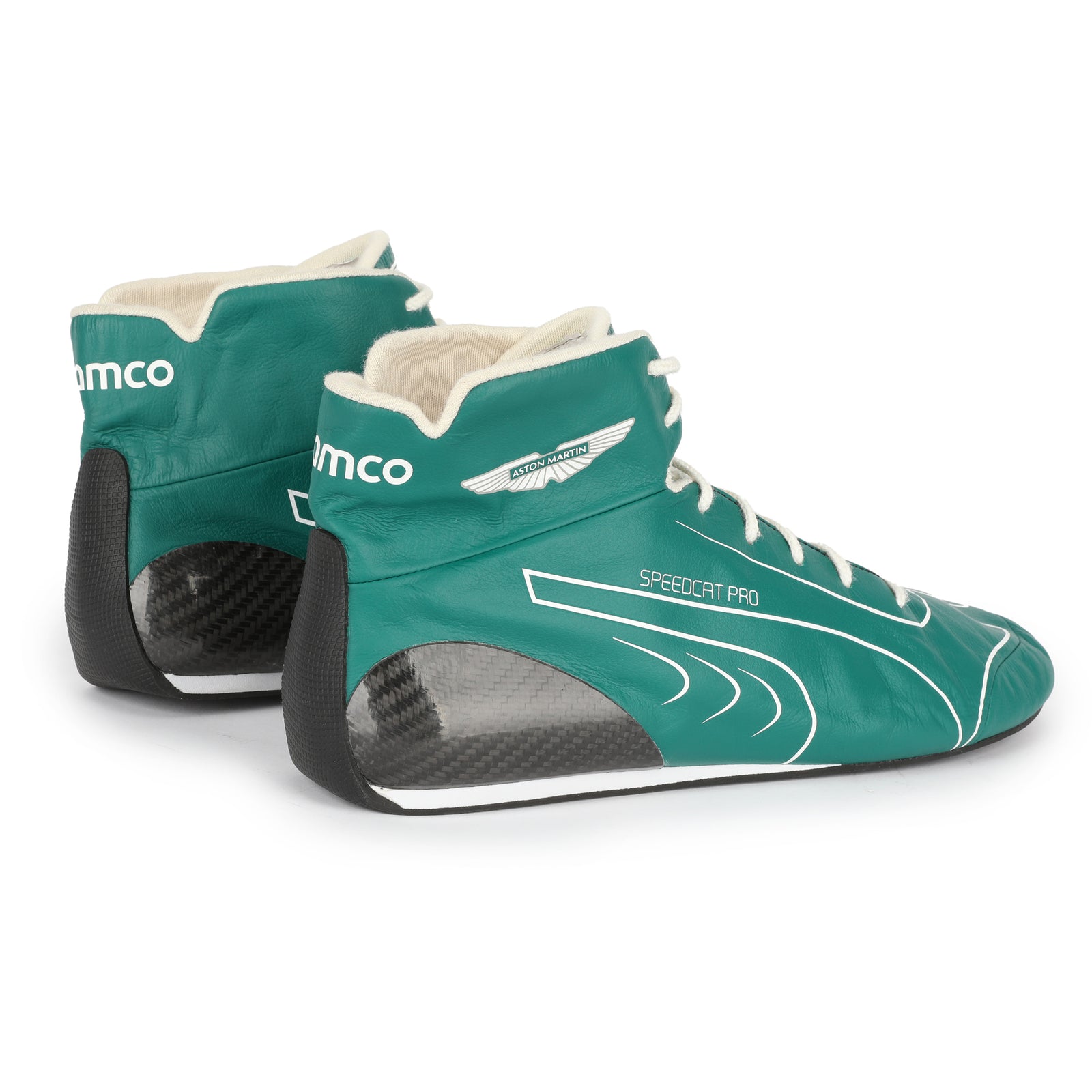 Auction LOT 087 Lance Stroll 2025 Aston Martin Aramco F1® Team Race Spec Boots
