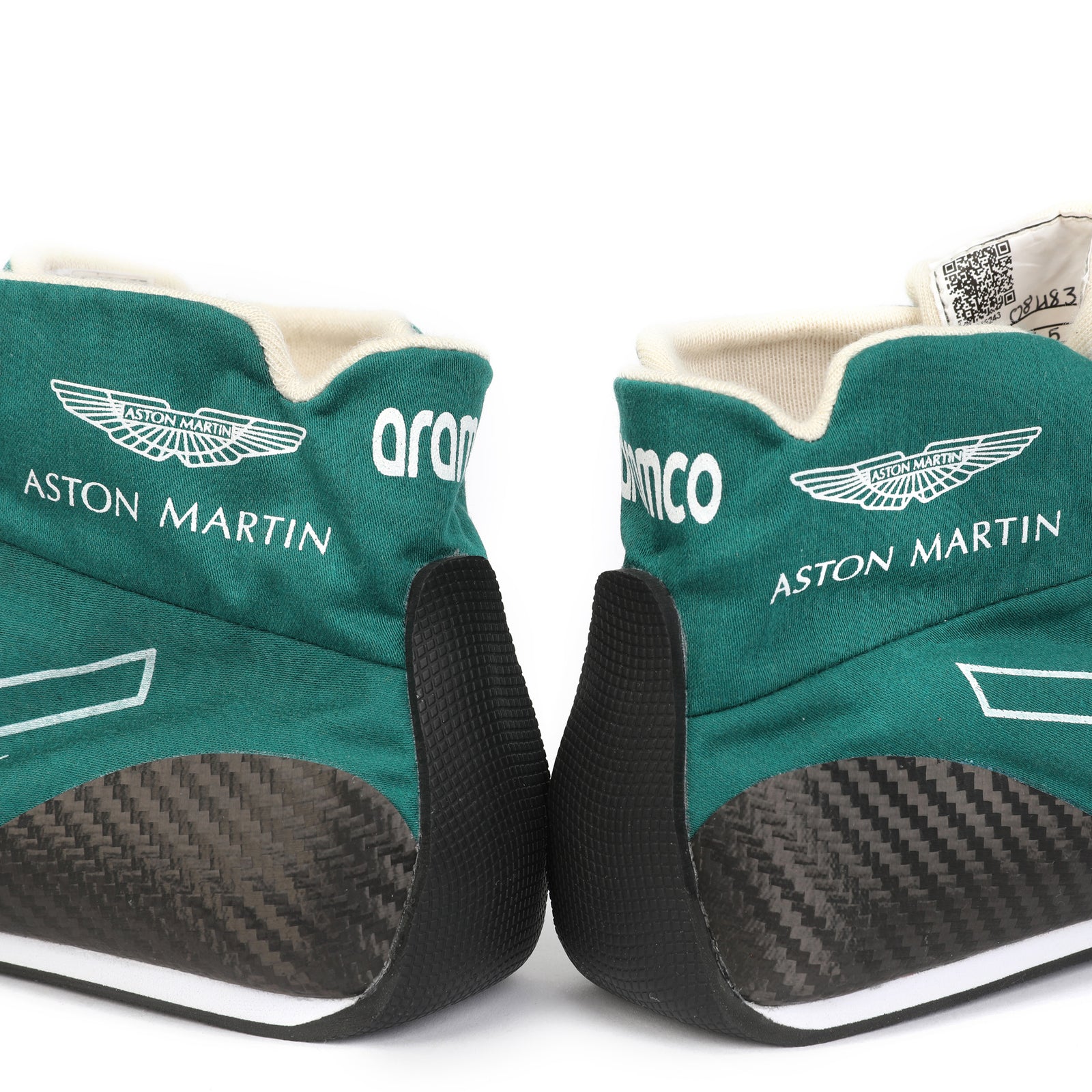 Lance Stroll Aston Martin Aramco F1 Team 2025 racing boots from the Formula 1 season collector piece