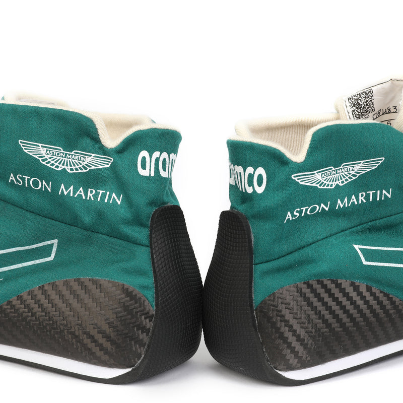 Lance Stroll Aston Martin Aramco F1 Team 2025 racing boots from the Formula 1 season collector piece