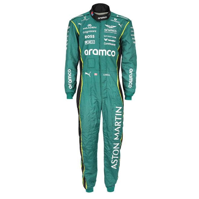 The Austin Auction LOT 083 - Lance Stroll Un-Signed 2026 Grand Prix Used Suit- Spanish GP