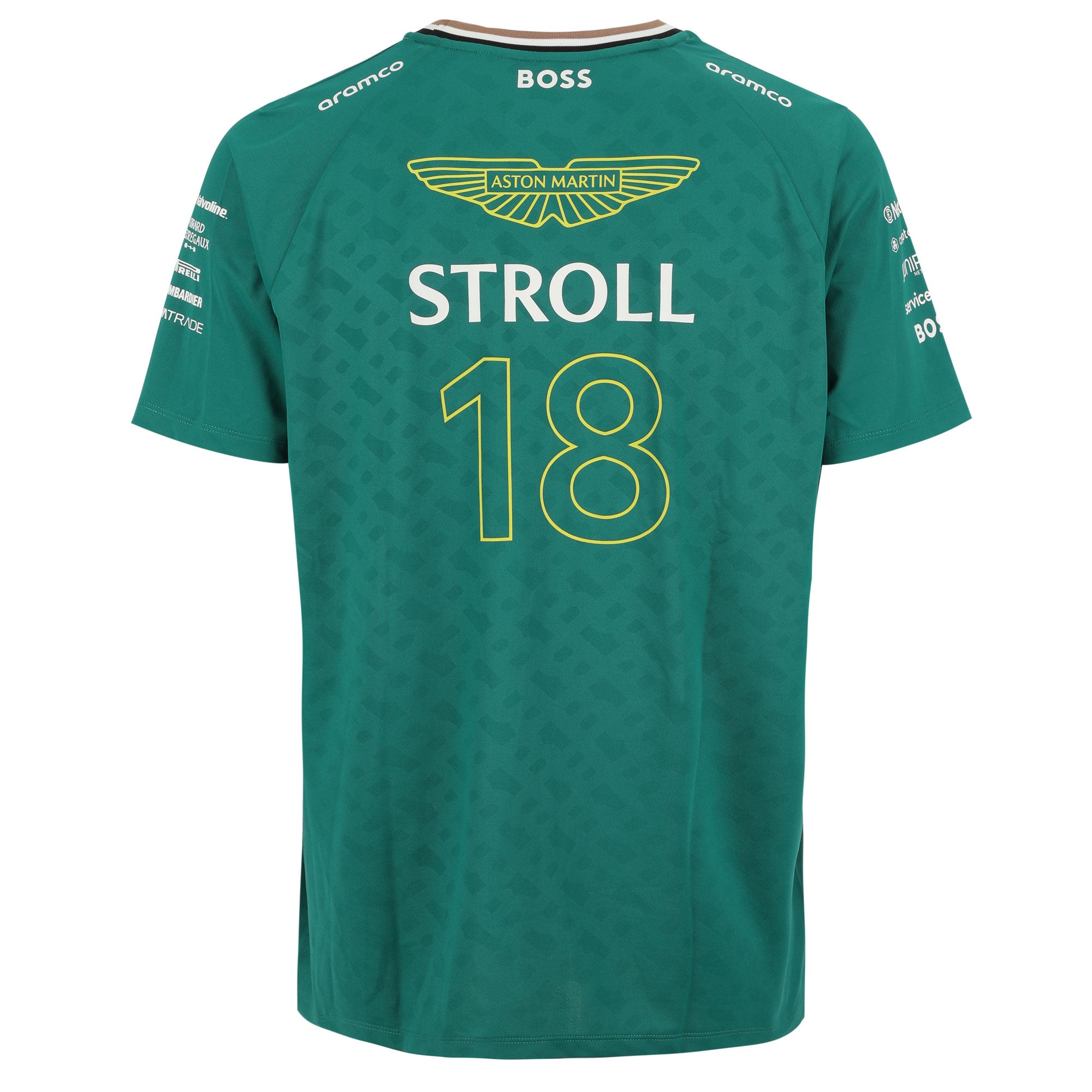 Lance Stroll Signed Aston Martin Aramco F1 Team T-Shirt – F1