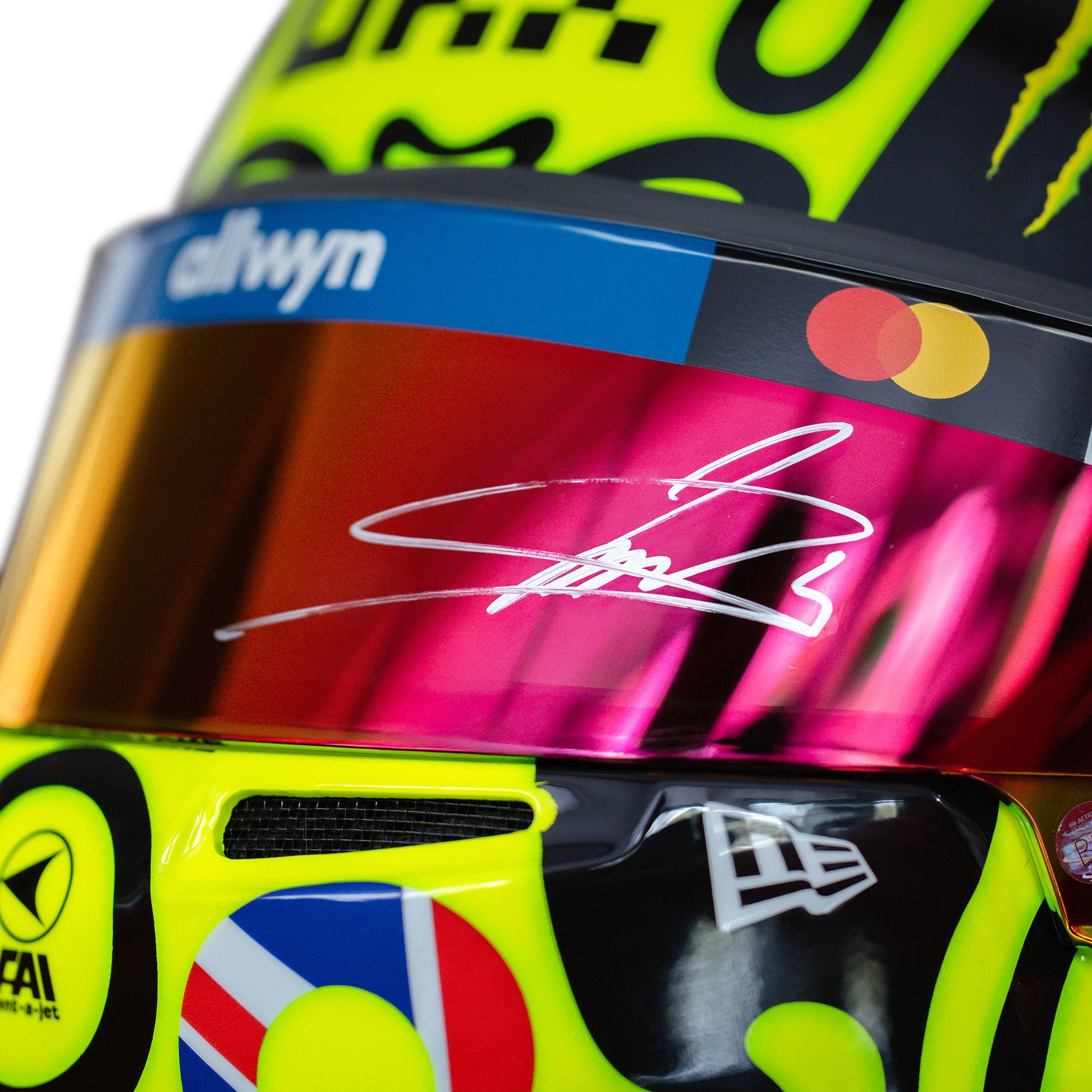 Lando Norris 2025 McLaren Signed Replica Helmet - British GP – F1