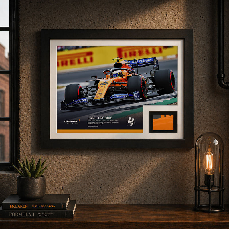 Lando Norris 2019 McLaren Bodywork & Photo  British GP Limited Edition