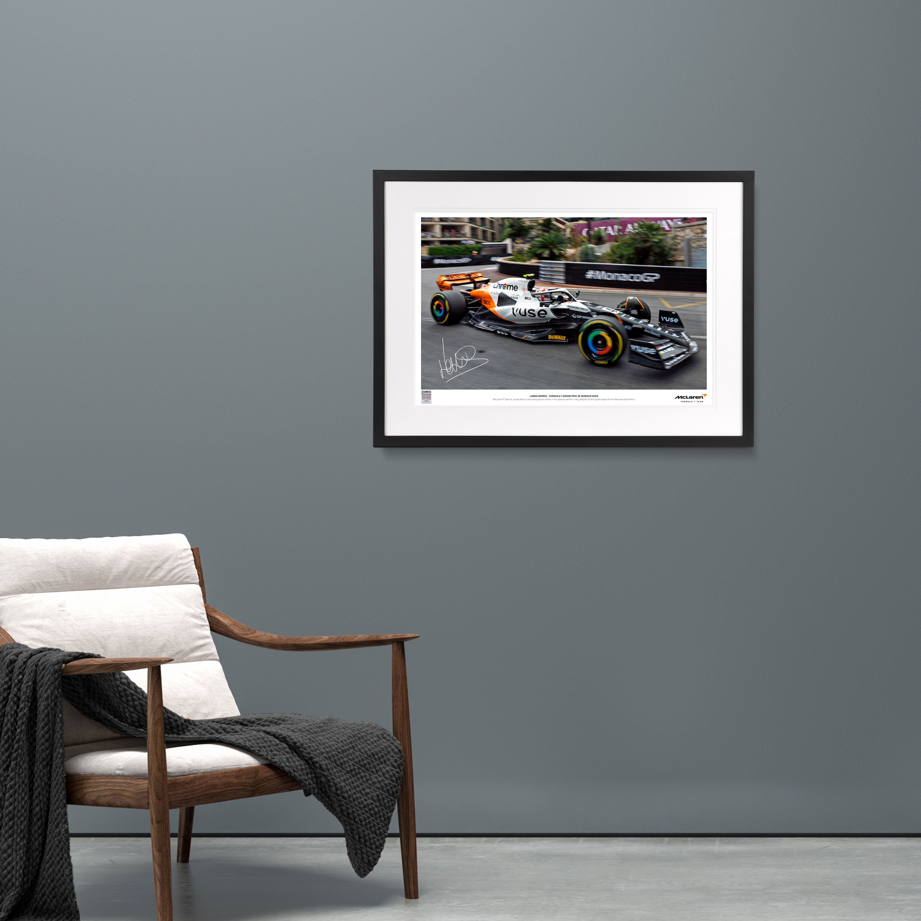 Lando Norris 2023 Limited Edition Signed Photo – Monaco GP