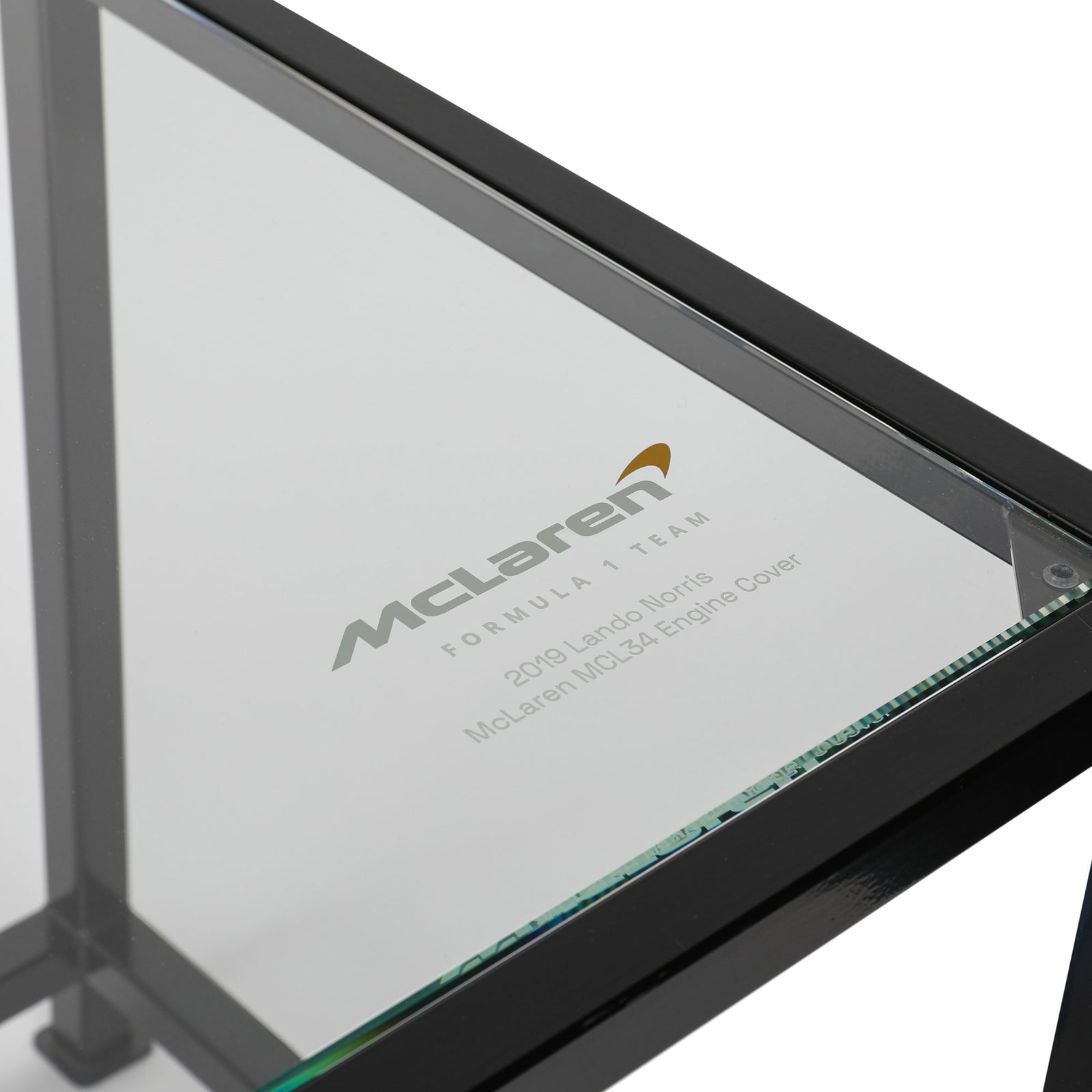 LOT 719 - Lando Norris 2019 Mclaren F1 Team Engine Cover Table