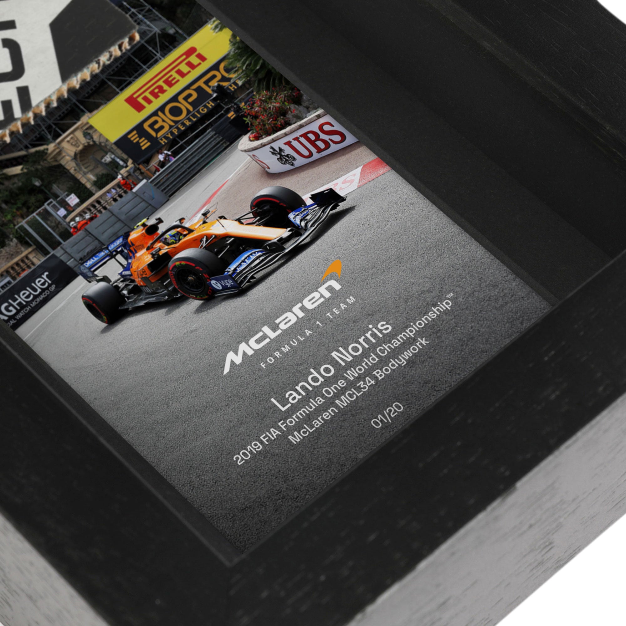 Limited Editions Lando Norris 2019 McLaren F1 Team Desktop Bodywork & Photo