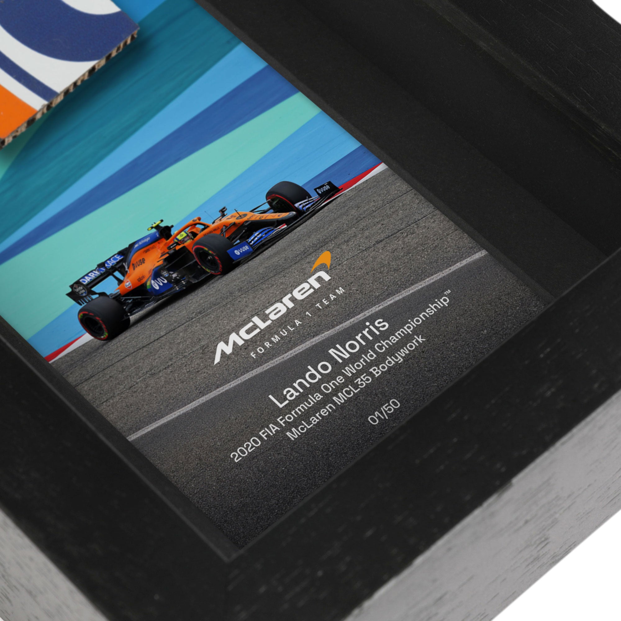 Limited Edition Lando Norris 2020 McLaren F1 Team Desktop Bodywork & Photo