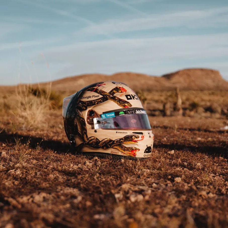 Lando Norris 2023 1:2 Scale Helmet - Las Vegas GP