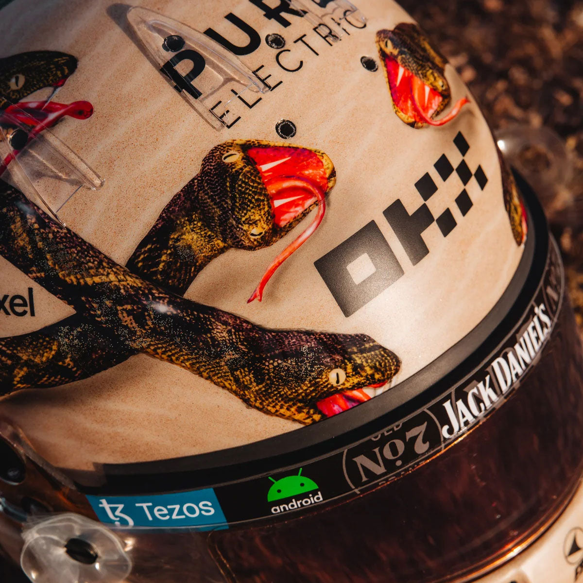 Lando Norris 2023 1:2 Scale Helmet - Las Vegas GP