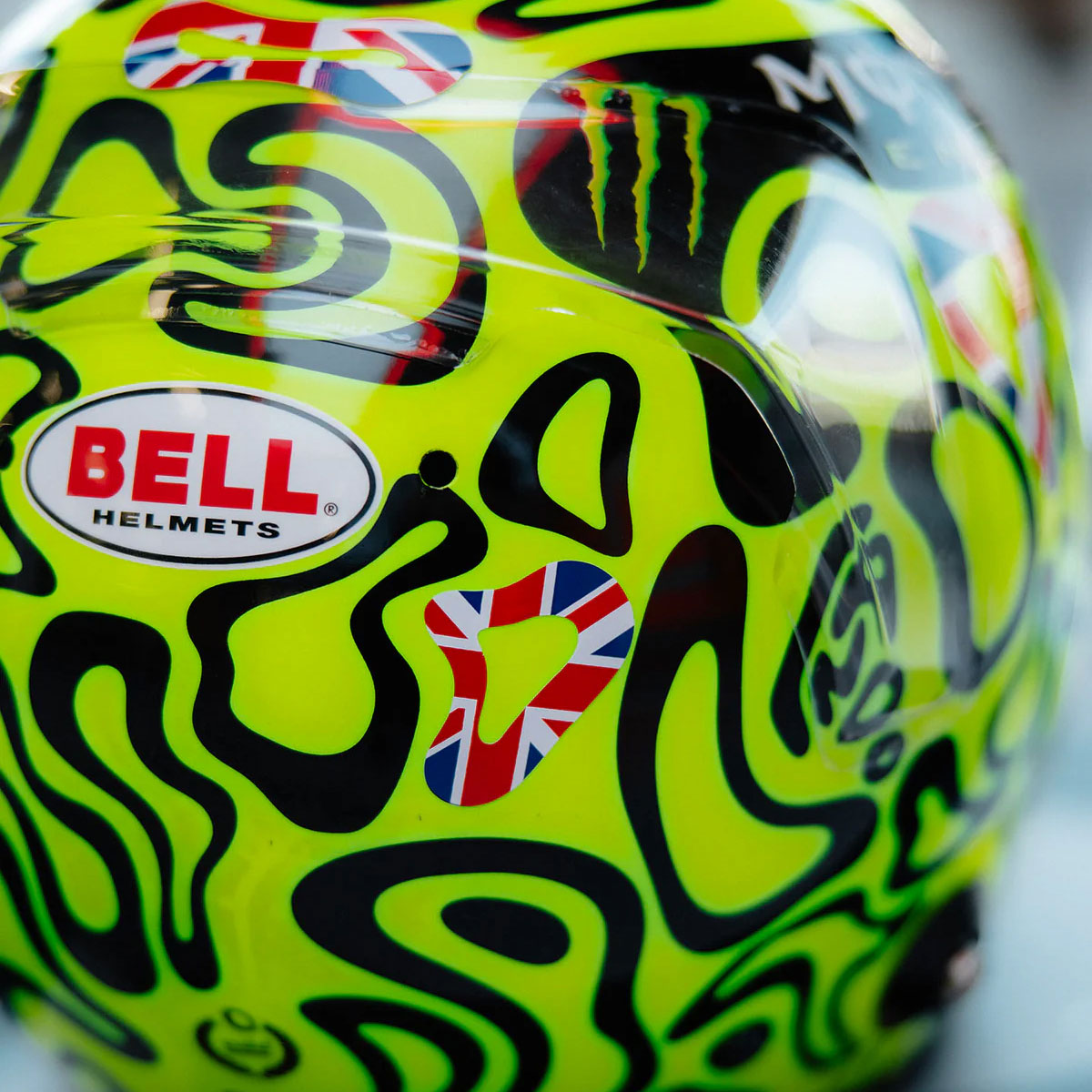 Lando Norris 2025 McLaren 1:2 Scale Helmet - British GP