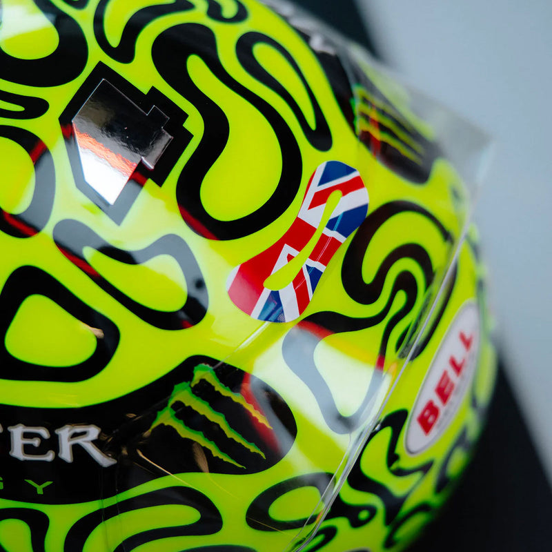 Lando Norris 2025 McLaren 1:2 Scale Helmet - British GP