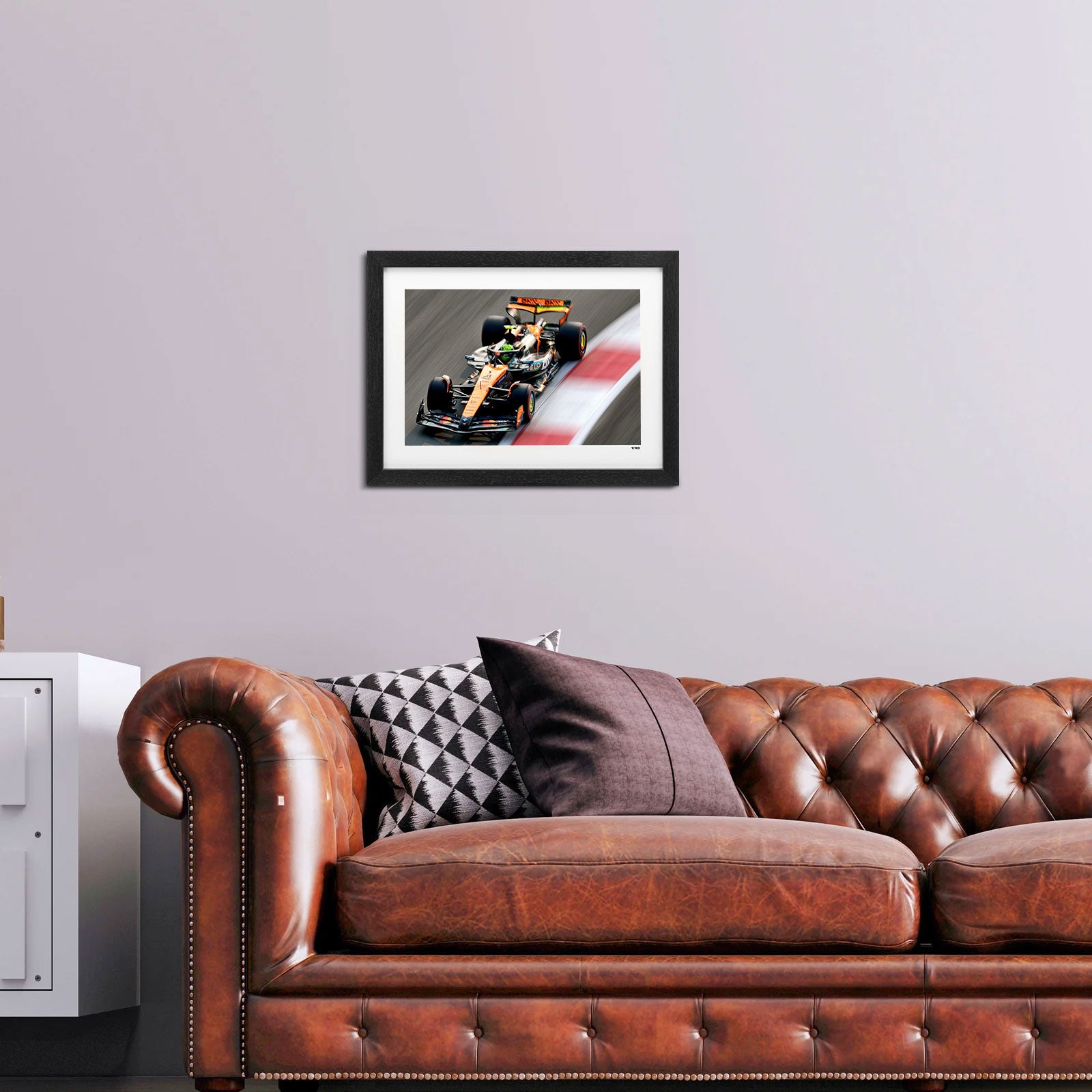 Limited Edition Lando Norris 2025 Driver World Champion Framed Photo