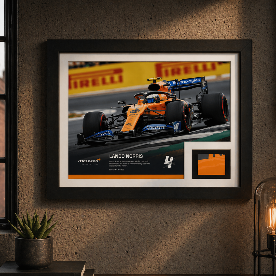 Lando Norris 2019 McLaren Bodywork & Photo British GP – F1 Authentics