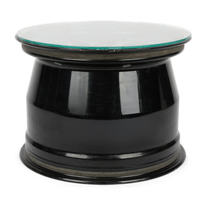 Lando Norris 2023 McLaren F1 Team Qatar Grand Prix-used front wheel rim table, authentic Formula 1 component and premium motorsport furniture