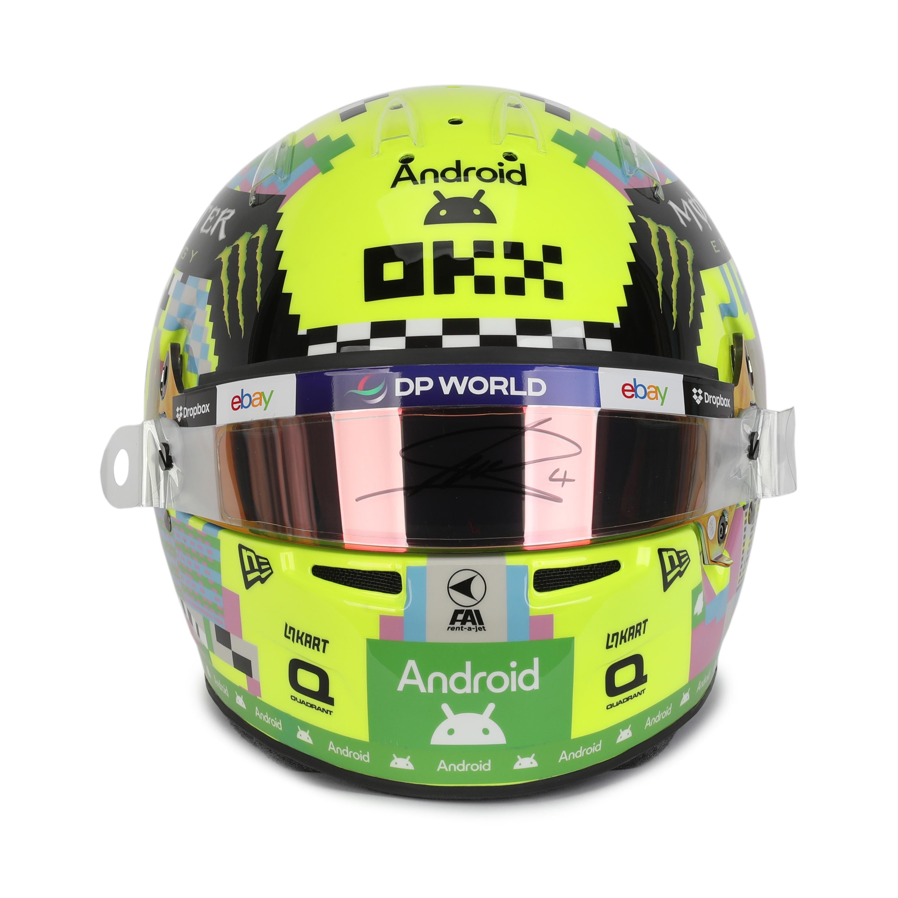 Lando Norris 2024 Signed Replica Helmet - British GP