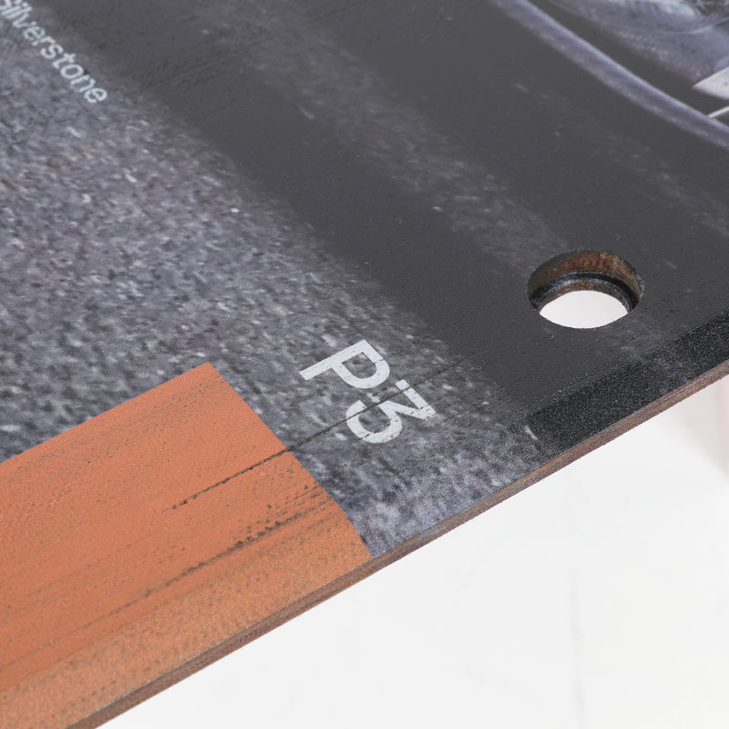 Lando Norris 2024 McLaren F1 Team Race Used Skid Plank Wall Art - British GP