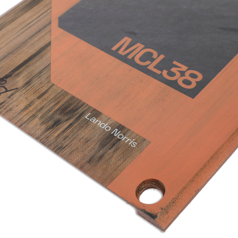 Lando Norris 2024 McLaren F1 Team Race Used Skid Plank Wall Art - Canadian GP
