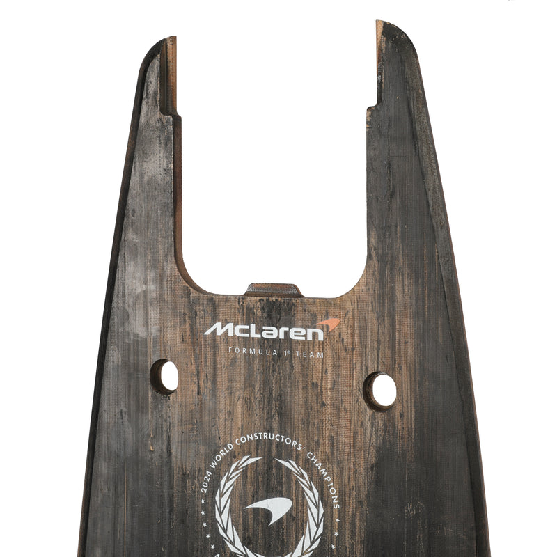 Lando Norris 2024 McLaren F1 Team Race Used Skid Plank Wall Art - Dutch GP
