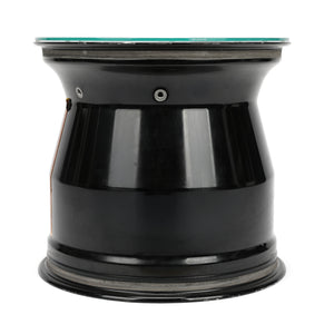 Lando Norris 2024 McLaren Formula 1 Team rear wheel rim table from the Singapore Grand Prix, genuine Formula 1 race-used collector furniture