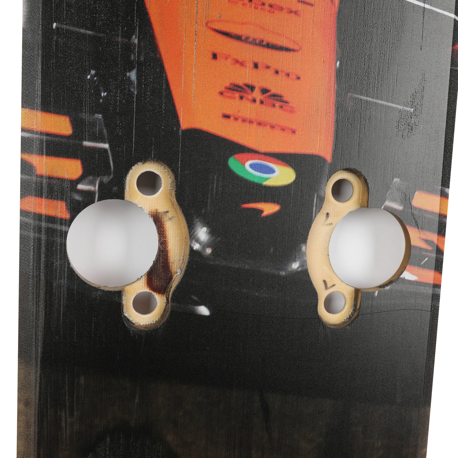 Lando Norris 2024 McLaren F1 Team Race Used Front Skid Plank Wall Art  - Saudi Arabia GP