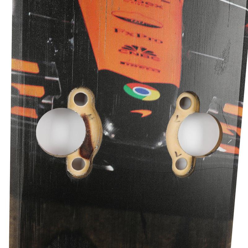 Lando Norris 2024 McLaren F1 Team Race Used Front Skid Plank Wall Art  - Saudi Arabia GP