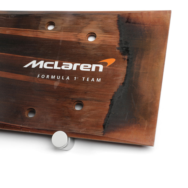 Lando Norris 2024 McLaren Formula One Team Grand Prix Used Rear Skid Plank Wall Art - Bahrain