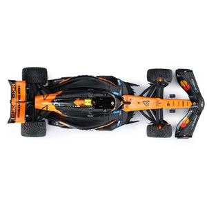 Detailed 1:8 scale McLaren MCL39 model of Lando Norris' 2025 Australian Grand Prix Formula 1 car for collector display