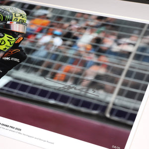 LOT 037 - Limited Edition Lando Norris 2025 Signed Photo – Australian GP - Edition 1