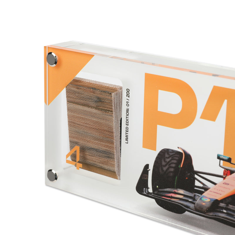 Lando Norris 2025 Australian Grand Prix Winning McLaren Skid Plank – Race-Used – Limited Edition of 200